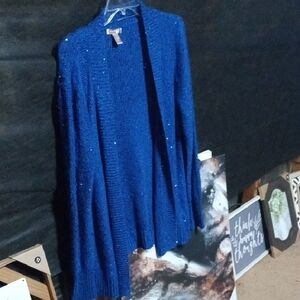 White Stag Women's Sparkling Blue Cardigan